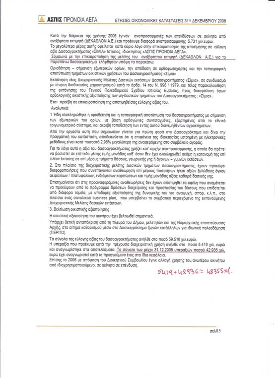 Ντοκουμέντο – η εξαπάτηση των Ασφαλιστών και Ασφαλισμένων της Ασπίς