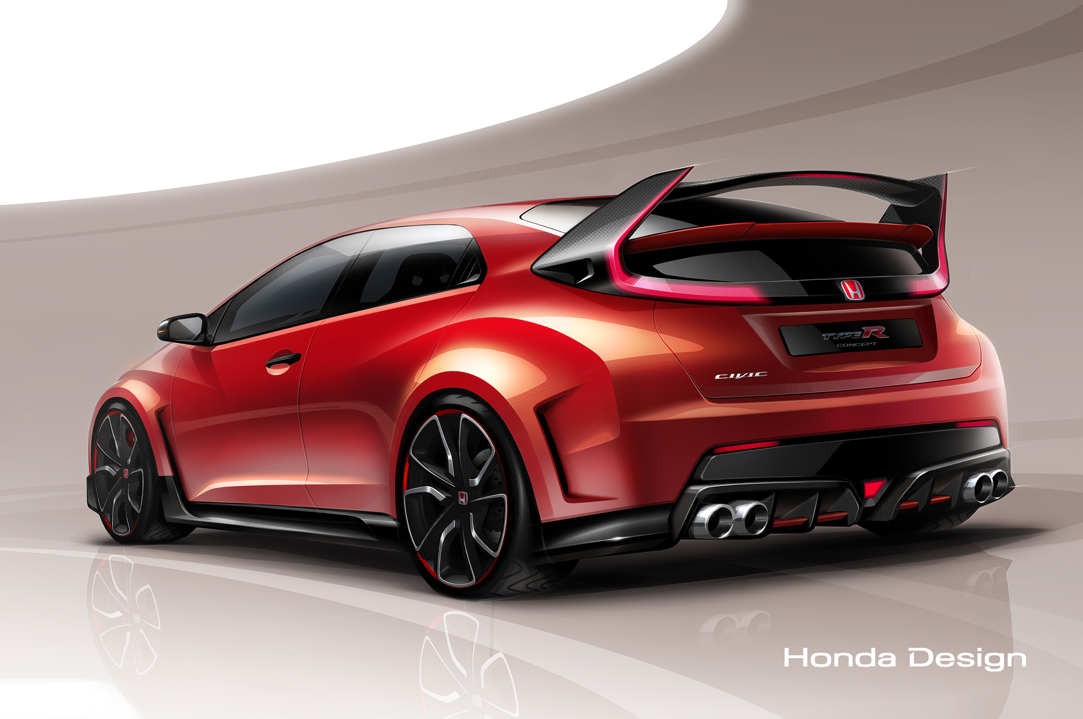 Παγκόσμια παρουσίαση του Honda Civic Type R Concept