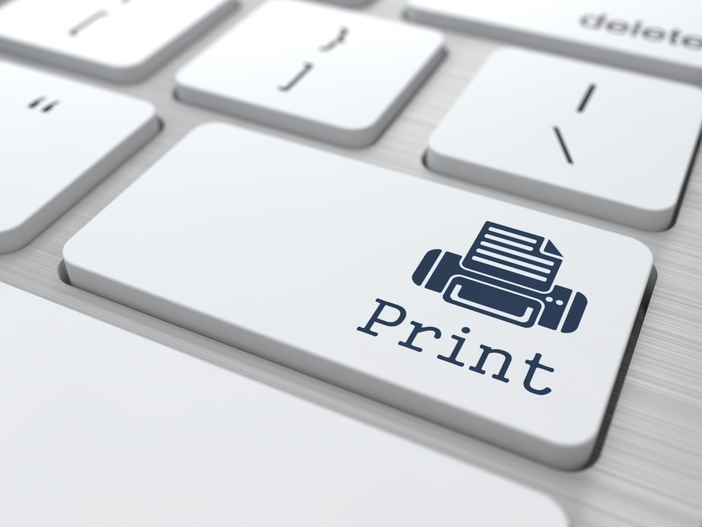 "Print" Button.