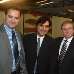 (από αριστερά προς δεξιά) κ.κ. Μαρίνος Αγγελόπουλος, Γιώργος Μακάρογλου, Γαβριήλος Κατσάνος