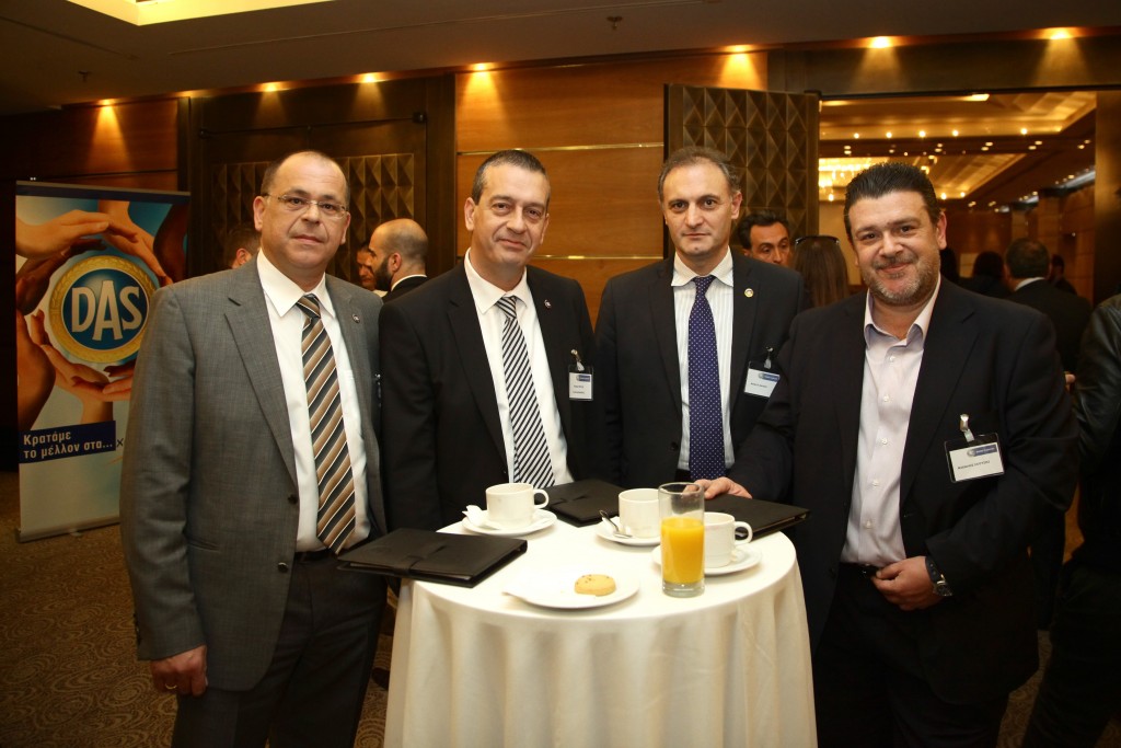 Οι κ.κ. Τ. Αρβανιτάκης, Π. Κλειδωνάρης, Μ. Θάνος, Μ. Λεούσης