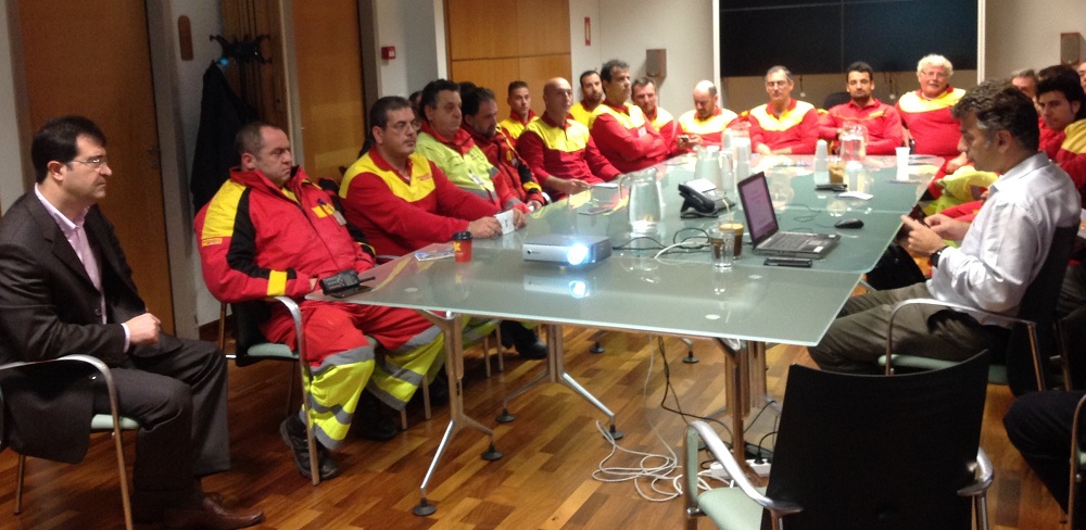 Εκπαίδευση οδηγών και τεχνικών της INTERAMERICAN Βοηθείας στις εγκαταστάσεις της Αττικής Οδού.