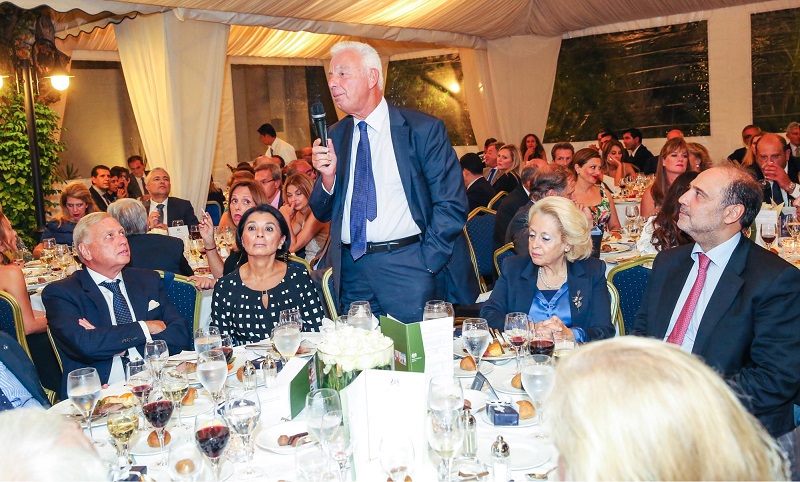 (Από αριστερά) Οι κ.κ. Ν. Μακρόπουλος, Καθ. Φ. Φλογαϊτη, Παν. Πικραμμένος, Βασιλική Θάνου-Χριστοφίλου, Χάρης Οικονομόπουλος (Πρόεδρος BHCC)