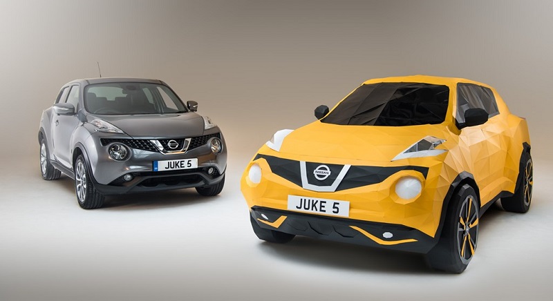 Ένα Nissan JUKE φτιαγμένο από… χαρτί!