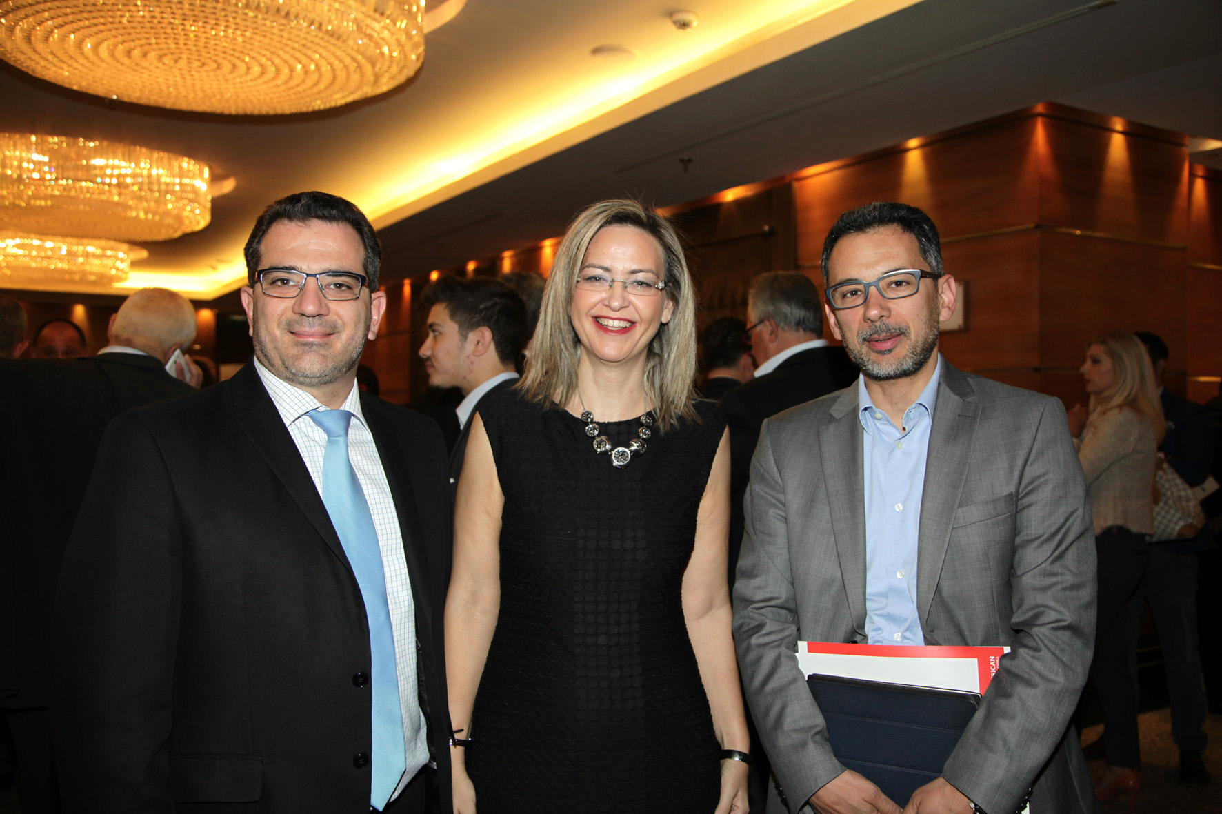 ο κ. Ηλίας Μάλιος (Αριστερά), η κα Νάντια Σταυρογιάννη, και ο κ. Γιάννης Καντώρος