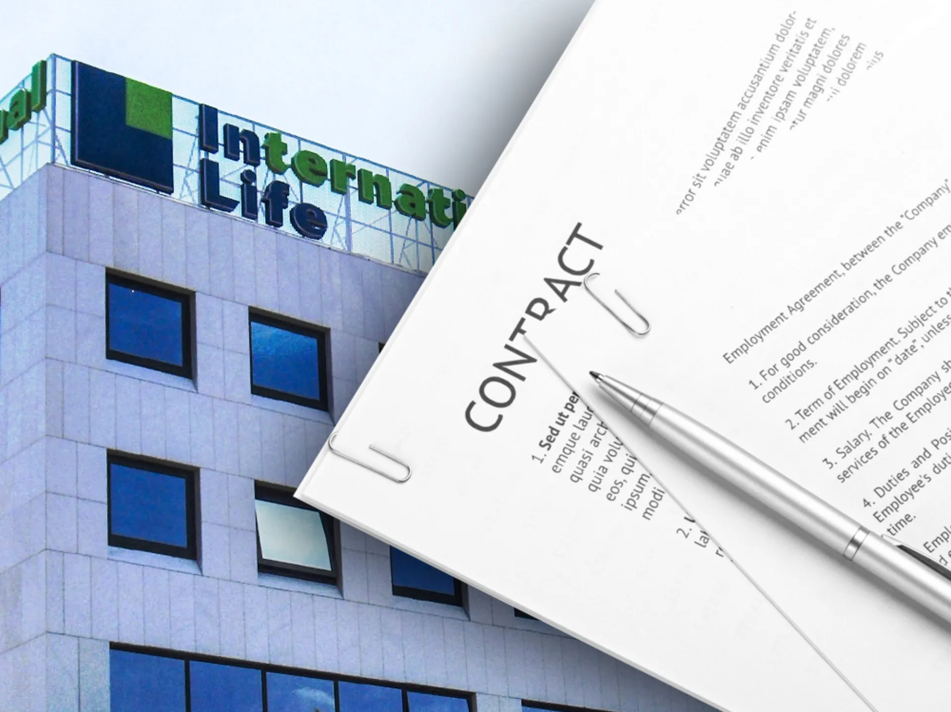 Ο πίνακας με τα 13.186 συμβόλαια της International Life που μεταβιβάζονται