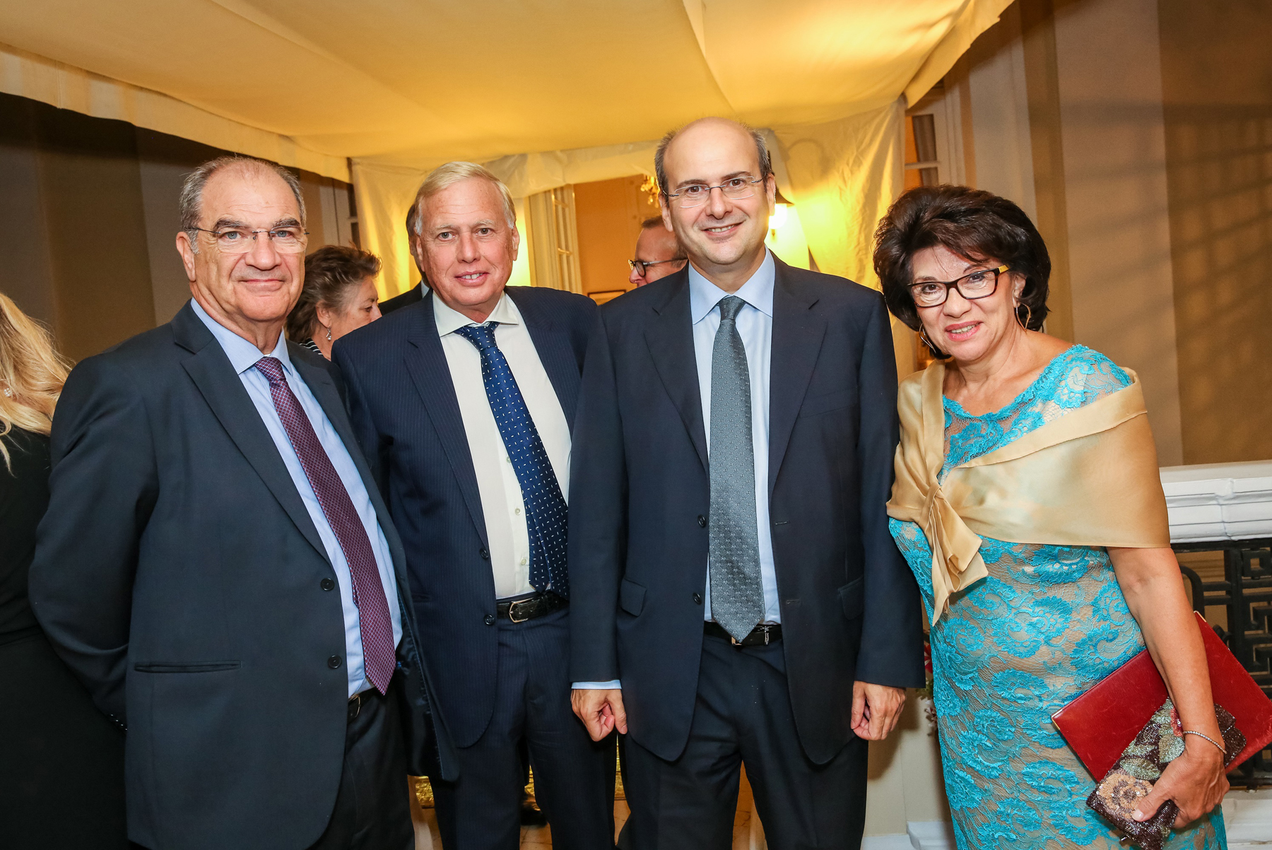 Αlbert Barry (Αντιπρόεδρος Δ.Σ ΝΙΜΑ ΜΕΣΙΤΕΣ ΑΣΦΑΛΙΣΕΩΝ Α.Ε), Νικόλαος Μακρόπουλος, Κωστής Χατζηδάκης (Aντιπρόεδρος Ν.Δ), Έφη Κοσσυβάκη (Μέλος Δ.Σ ΕΥΡΩΠΗ Ασφαλιστική)