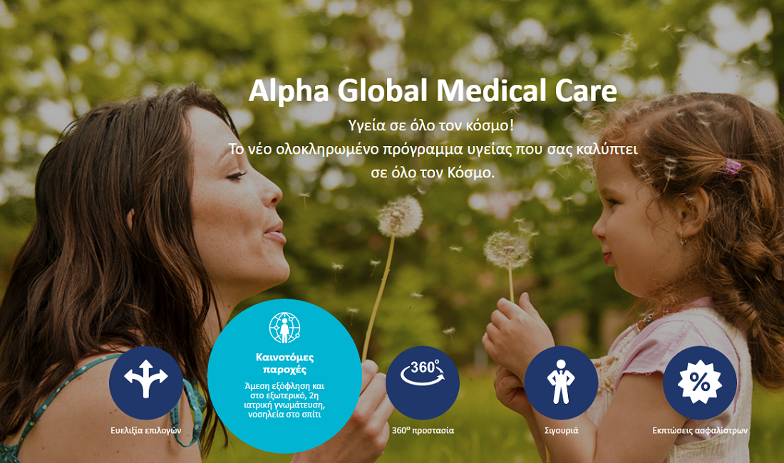 Alpha Global Medical Care: Το νέο πρόγραμμα υγείας που σας καλύπτει σε όλο τον κόσμο