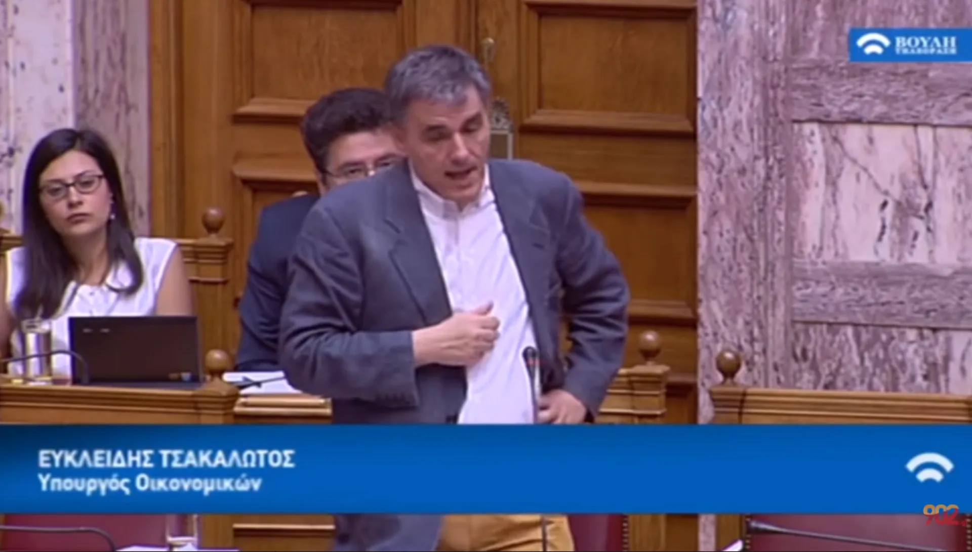 Video: Ε. Τσακαλώτος: Δεν ανησυχούμε για τους εργαζόμενους της Εθνικής Ασφαλιστικής