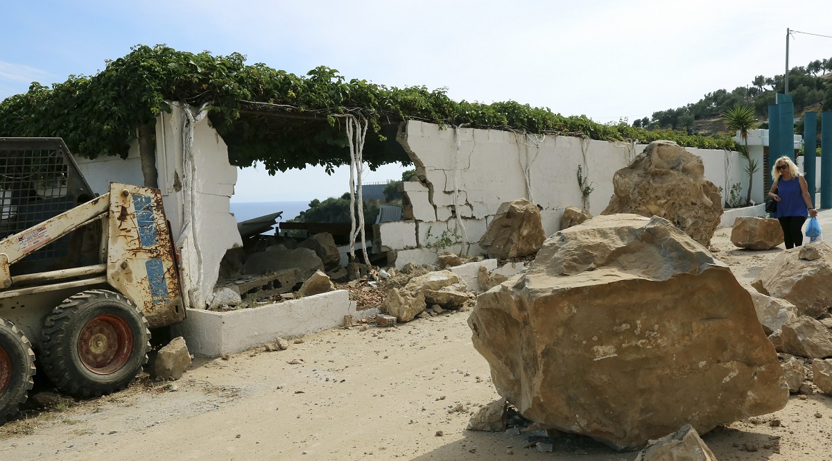 1,3 εκατ. ευρώ ευρωπαϊκή βοήθεια για την αποκατάσταση των ζημιών μετά το σεισμό στη Λέσβο