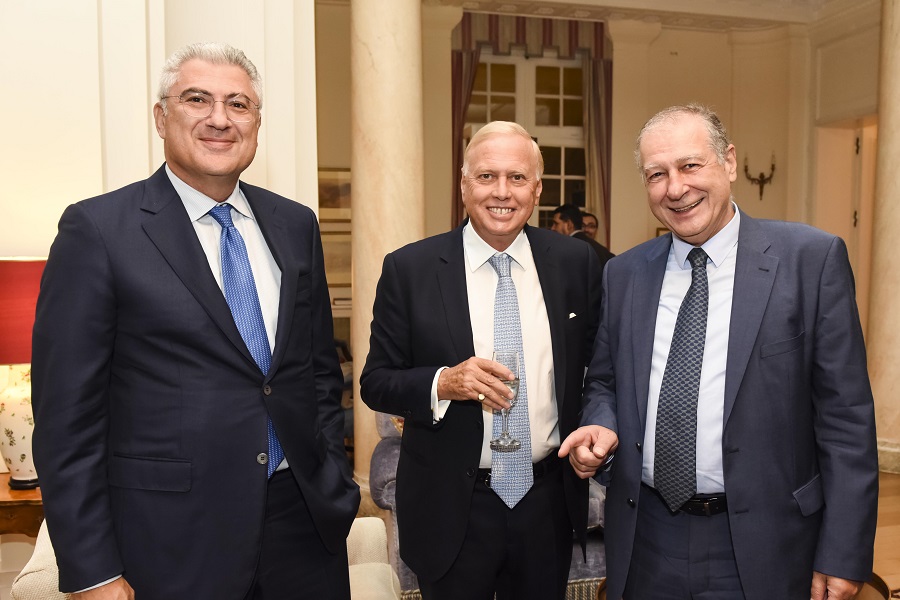 Σταύρος Κωνσταντάς Αναπλ. Δ/νων Σύμβουλος ΕΘΝΙΚΗ ΑΣΦΑΛΙΣΤΙΚΗ, Χριστόφορος Σαρδελής Πρόεδρος ΕΘΝΙΚΗ ΑΣΦΑΛΙΣΤΙΚΗ