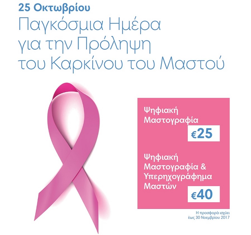 Αffidea: «Αγαπήστε το στήθος σας, αγαπήστε τη ζωή σας»