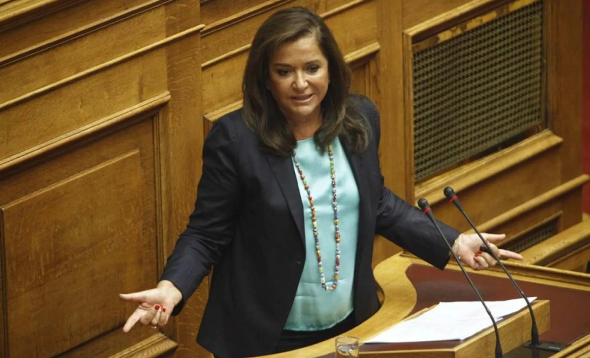 Ερώτηση στη βουλή από την Ντόρα Μπακογιάννη για την Εθνική