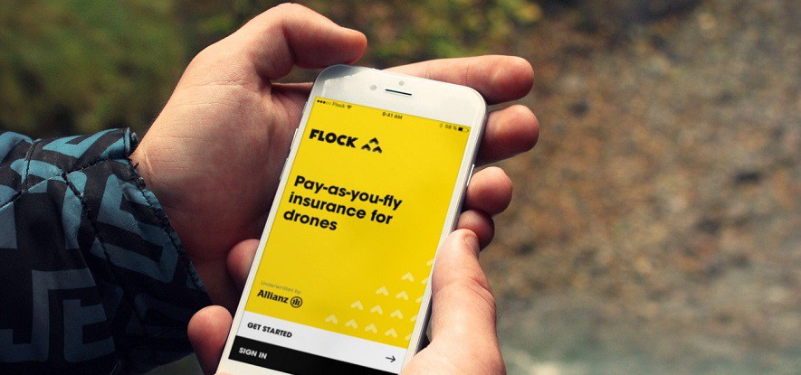 H 1η ασφάλιση κατά παραγγελία για drones από την Flock και την Allianz