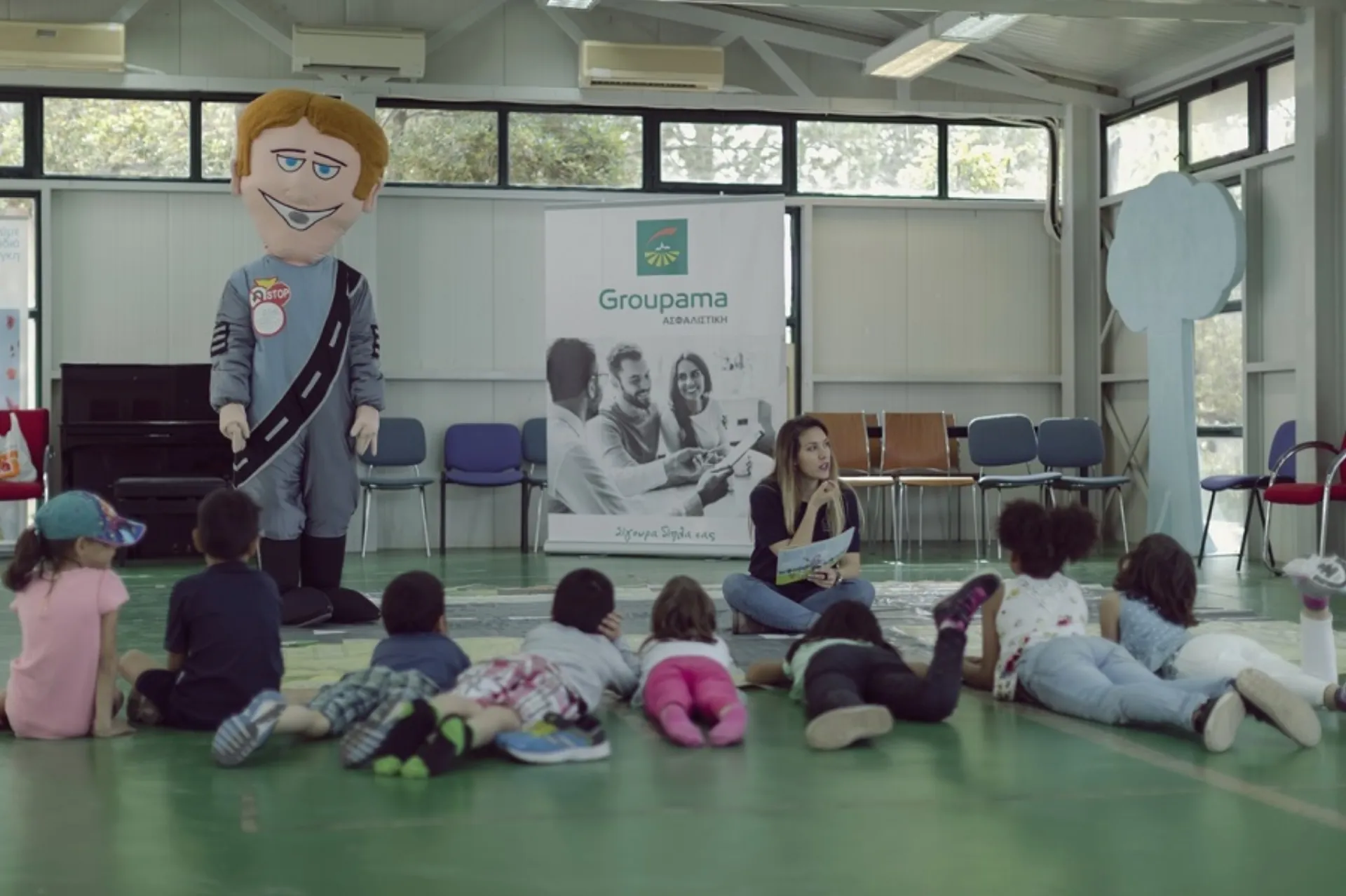 Groupama: Κοινωνική δράση οδικής ασφάλειας στα Παιδικά Χωριά SOS