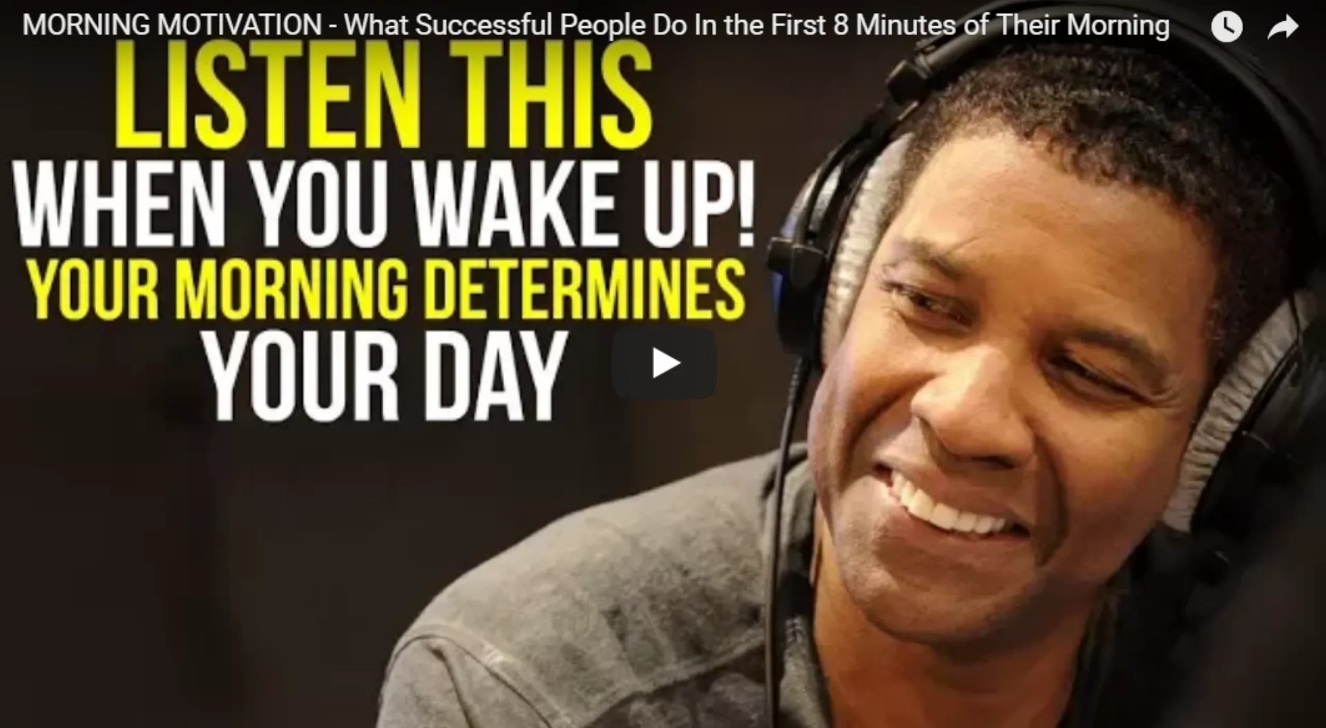 Τι πρέπει να σκεφτείτε τα πρώτα 8 λεπτά της μέρας σας