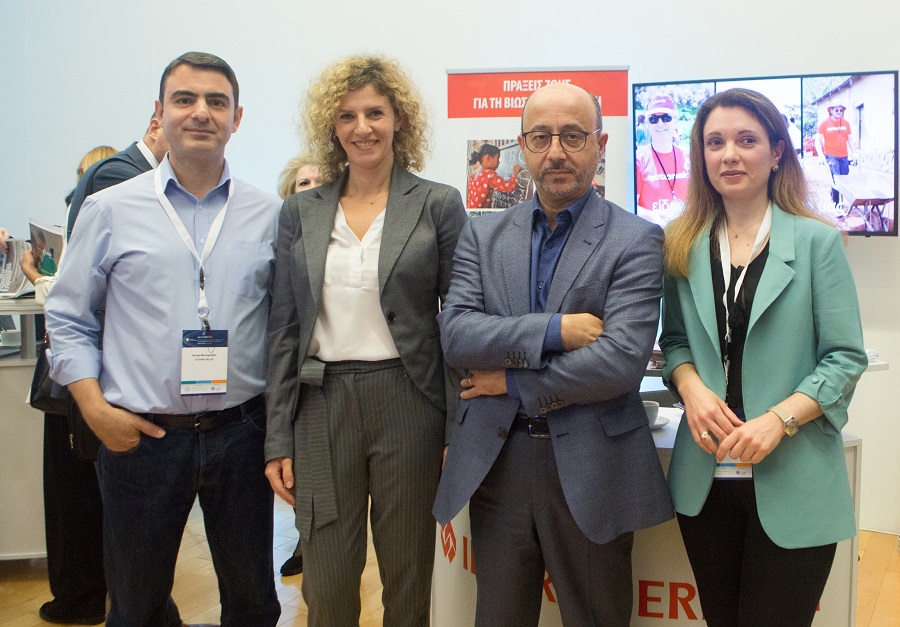 Γ. Μαυρογόνατος (ActionAid), X. Ελευθερίου και Γ. Ρούντος (INTERAMERICAN), Σ. Σταματοπούλου (Ernst & Young)