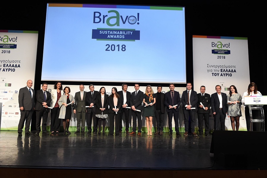 Η Allianz Ελλάδος βραβεύτηκε στα Bravo Sustainability Awards 2018