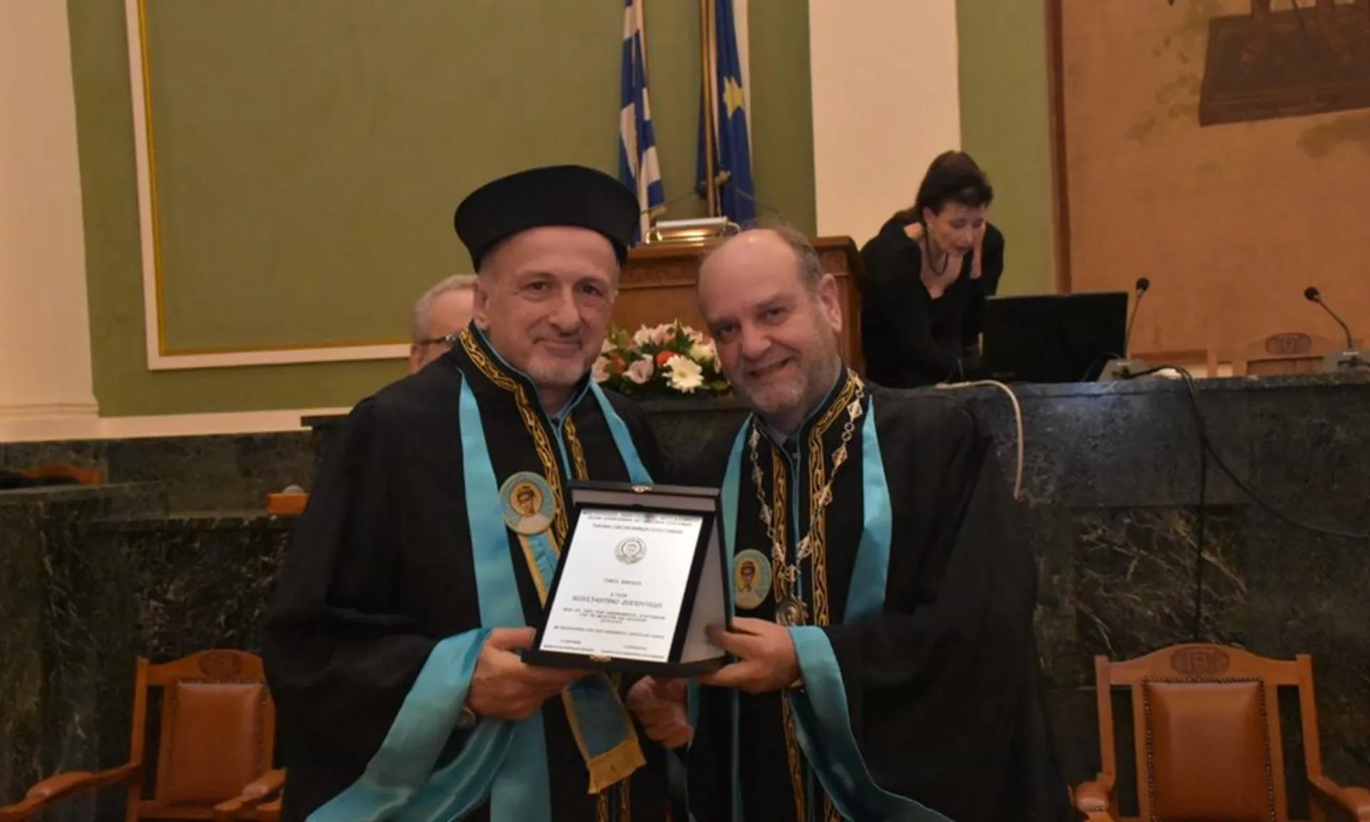 Ο Καθηγητης Κωνσταντίνος Ζοπουνίδης αναγορεύθηκε Επίτιμος Διδάκτορας του Αριστοτελείου Πανεπιστημίου Θεσσαλονίκης