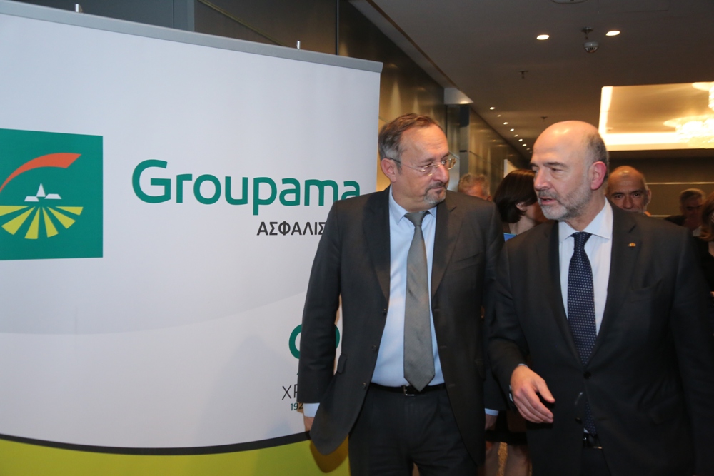 Η Groupama Ασφαλιστική για τον Πιερ Μοσκοβισί