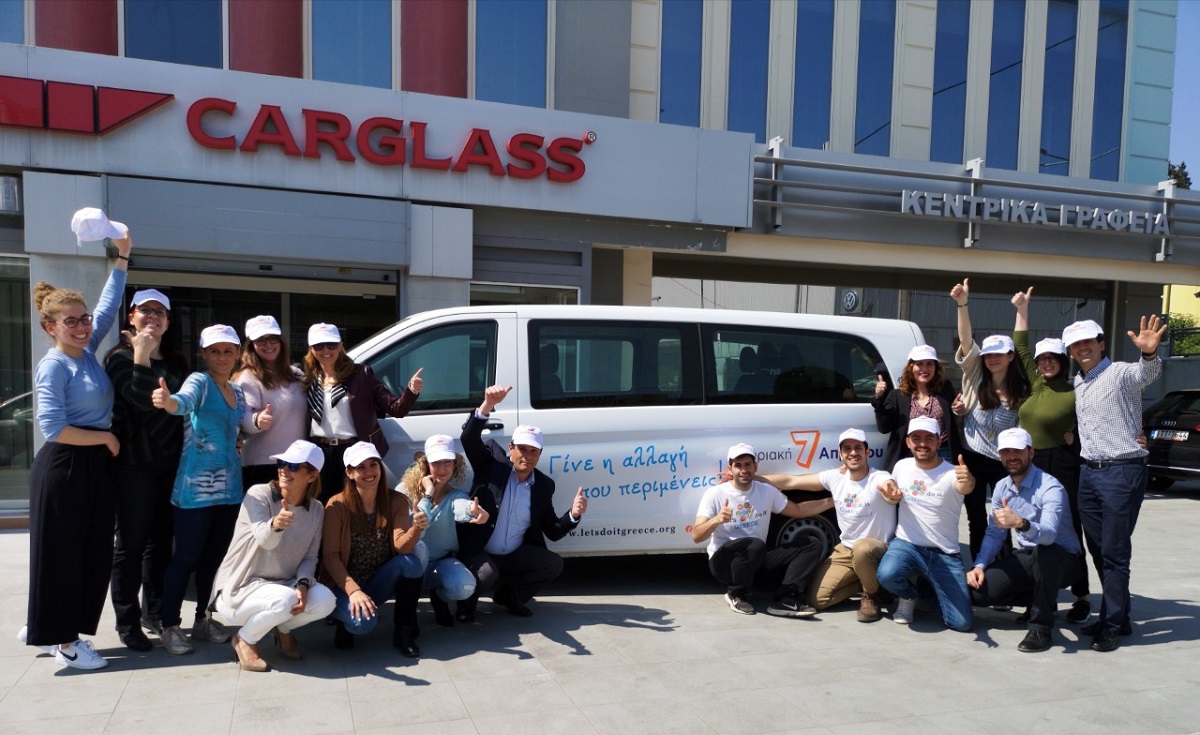 Η Carglass® Εθνικός Υποστηρικτής στο Let’s do it Greece 2019!