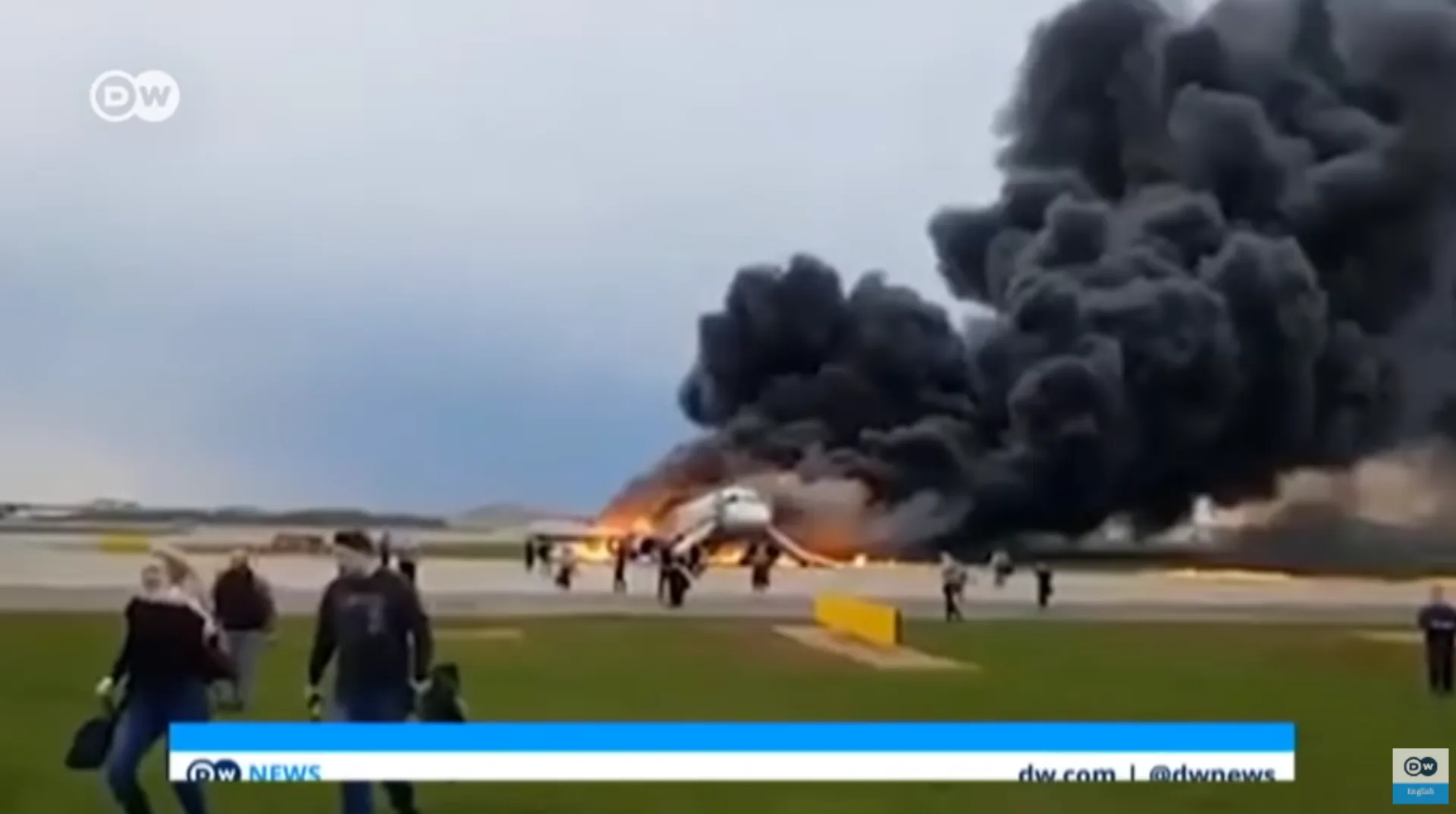 Στα 35 εκατ. η αξία του φλεγόμενου αεροσκάφους  στη Μόσχα