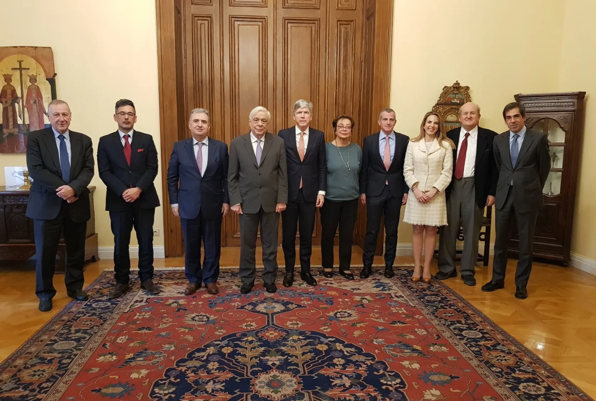 Επίσκεψη αντιπροσωπείας της ΕΑΕΕ στον Πρόεδρο της Δημοκρατίας