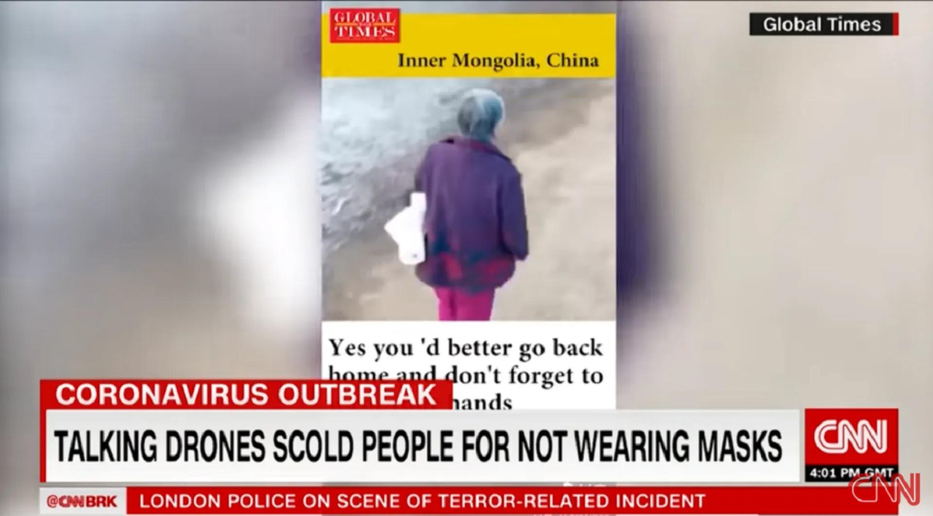 Κορωνοϊός: Ομιλούντα drones κυνηγούν όσους δεν φορούν μάσκες