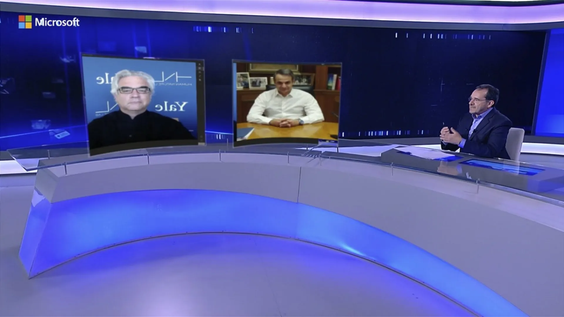 Ο Πρωθυπουργός Κυριάκος Μητσοτάκης στο τελευταίο επεισόδιο του Microsoft Synthesis