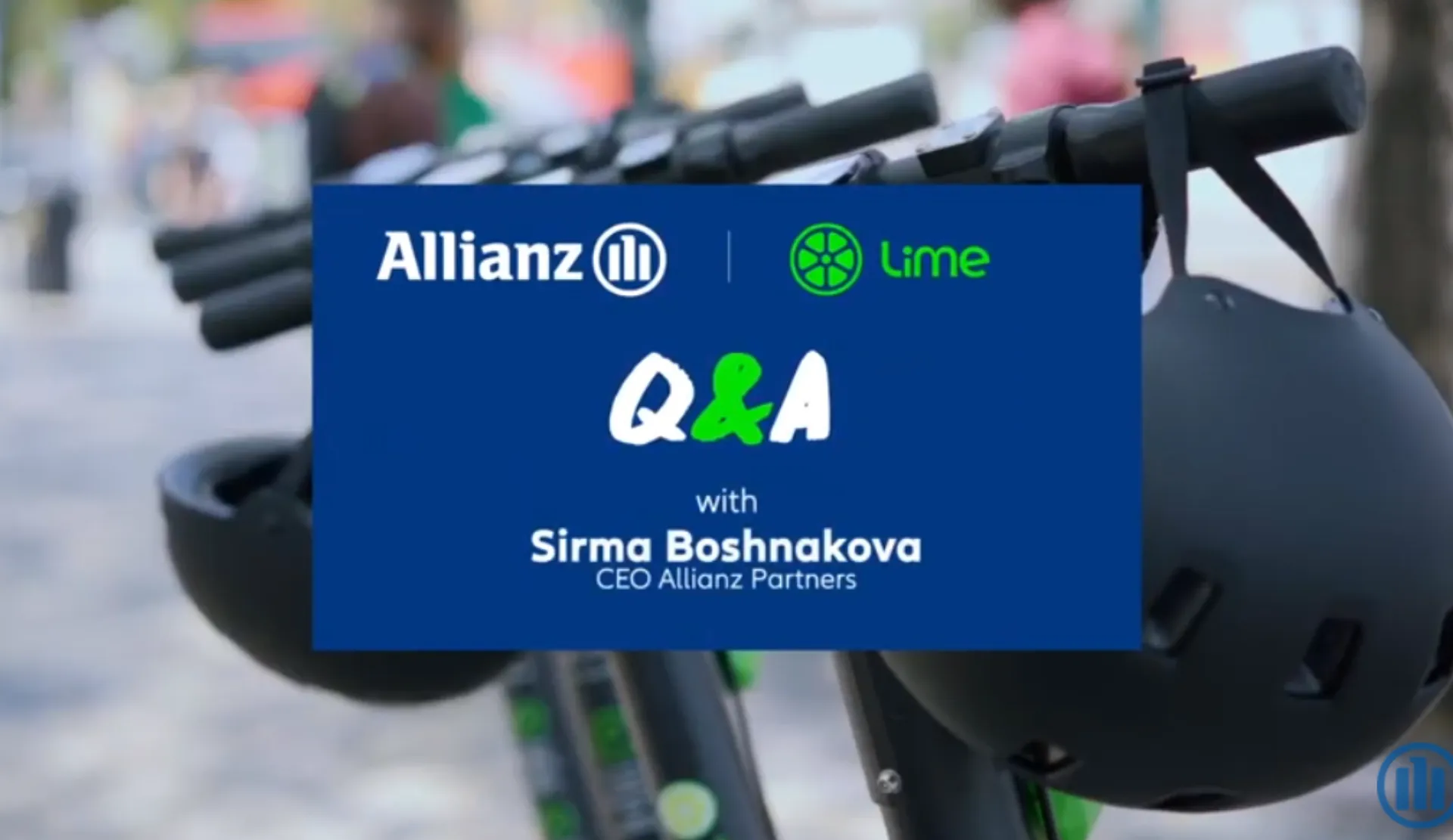 Η Allianz ασφαλίζει τα ηλεκτρικά πατίνια της LIME