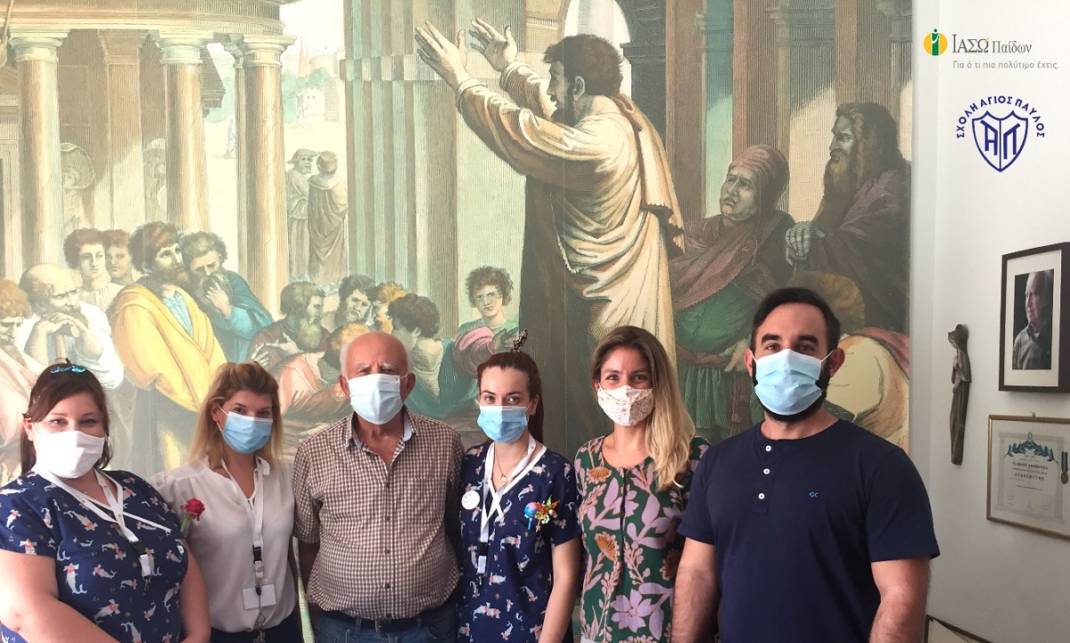 To ΙΑΣΩ Παίδων ενημερώνει τα σχολεία για τους κανόνες υγιεινής και τα μέτρα προστασίας από τον COVID-19