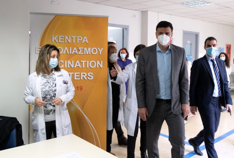 Β. Κικίλιας: Οργανωμένη και με σεβασμό στον πολίτη η στρατηγική εμβολιασμών