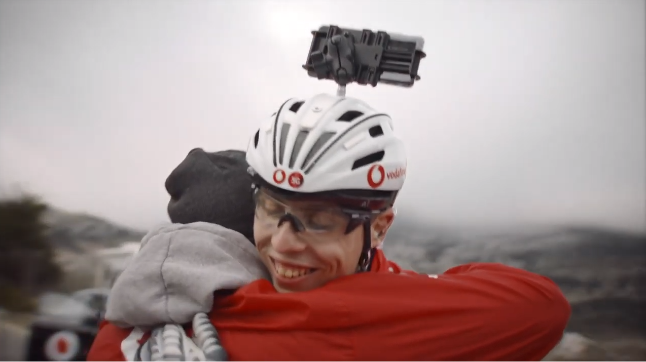 Μία διαφήμιση από τη Vodafone για τους ανθρώπους που η δύναμη ψυχής τους ξεπερνά την πραγματικότητα