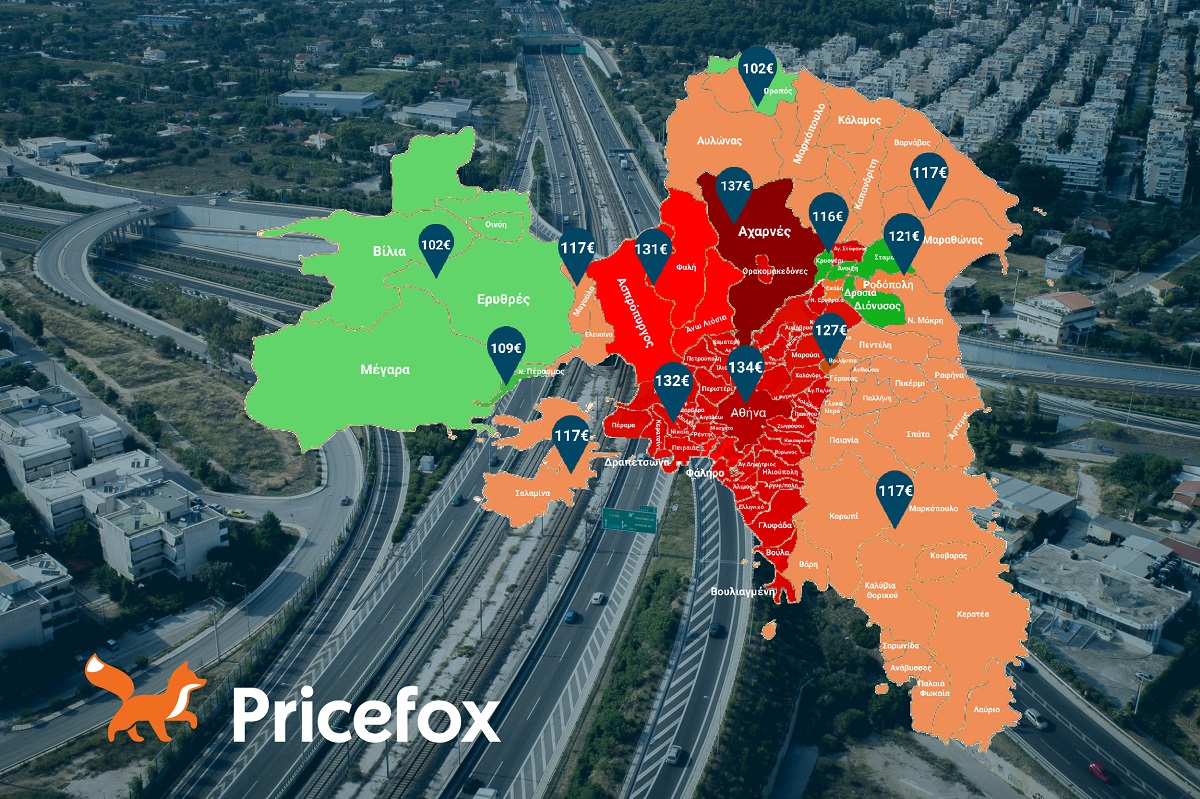 Έρευνα Pricefox.gr: Ποιες περιοχές της Αττικής έχουν «τσιμπημένα» ασφάλιστρα αυτοκινήτου;