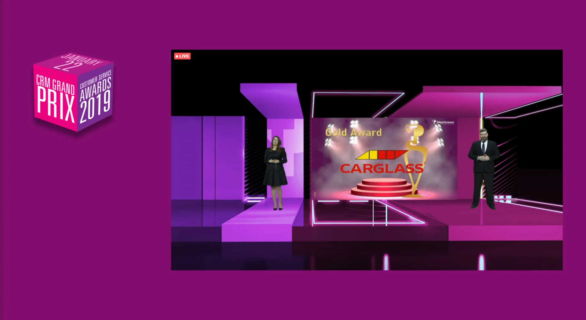 Πρώτη θέση για την Carglass® στα «TPGR CRM Grand Prix Customer Service Awards»