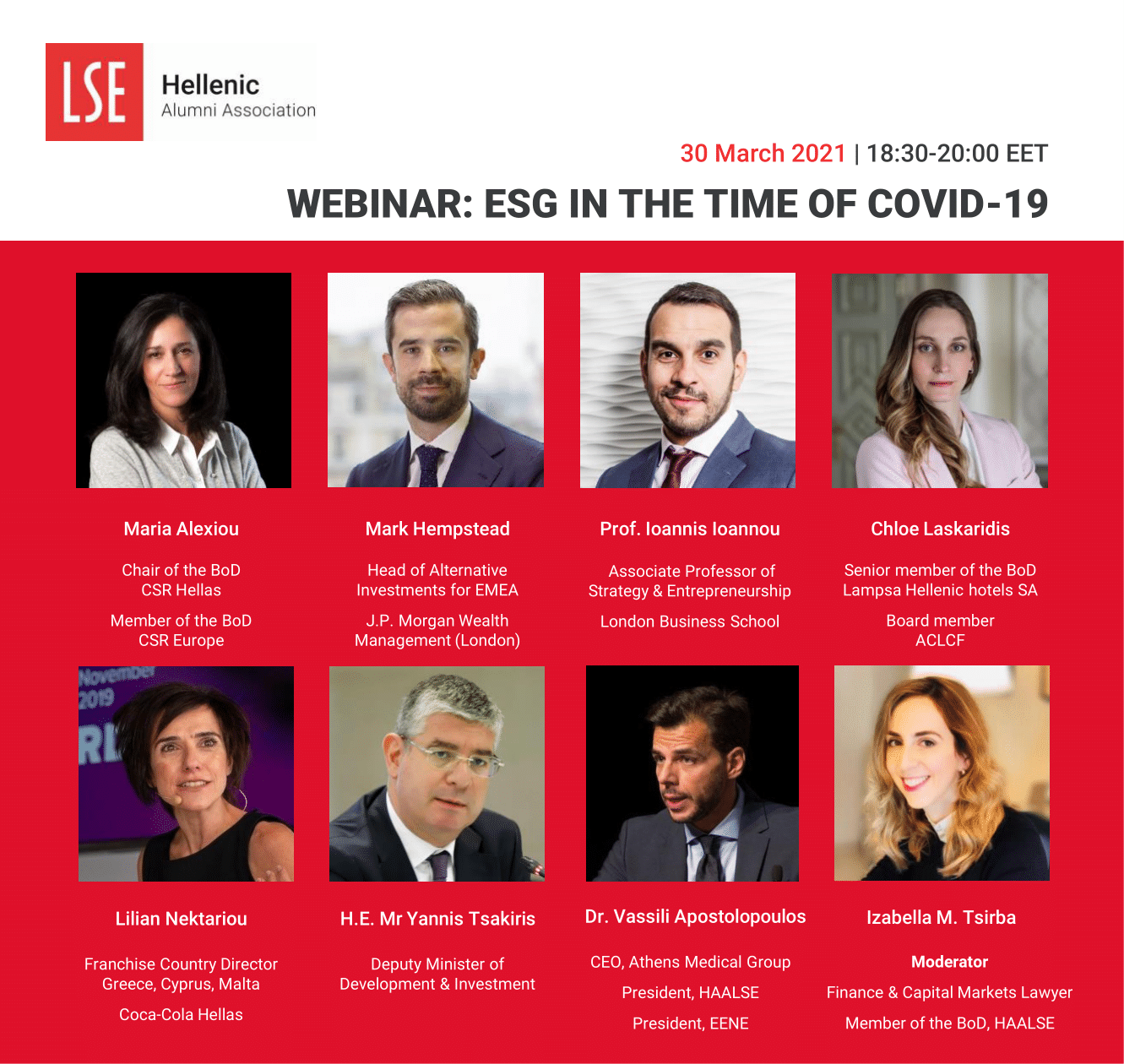 Οι δείκτες ESG συνδέουν την INTERAMERICAN με τον Ελληνικό Σύλλογο Αποφοίτων του LSE