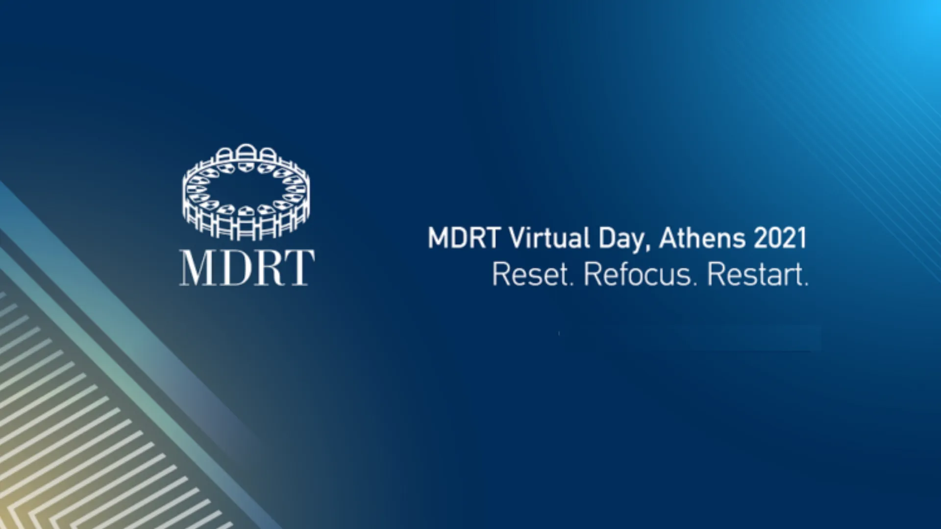 MDRT: “Reset. Refocus. Restart” στην ασφαλιστική αγορά