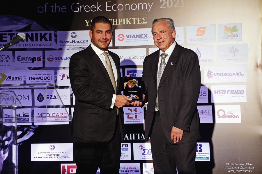 Διάκριση για τη Mega Brokers στα «Diamonds of the Greek Economy»