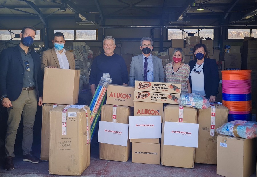 INTERAMERICAN: Υπνόσακοι για τους σεισμόπληκτους της Κρήτης