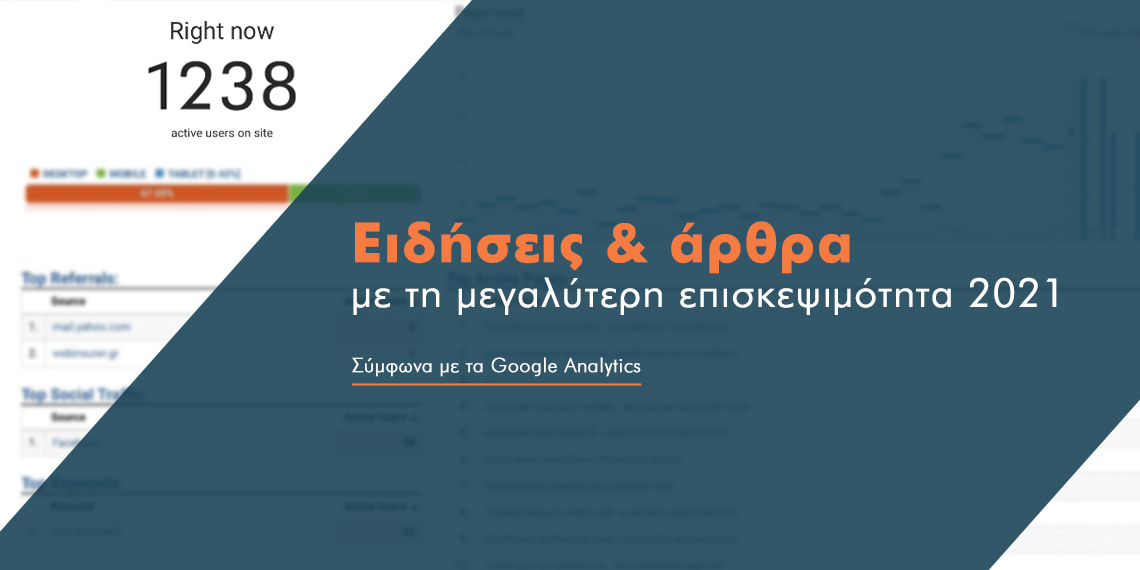 31 ειδήσεις στο Insurancedaily.gr που διαβάστηκαν περισσότερο το 2021