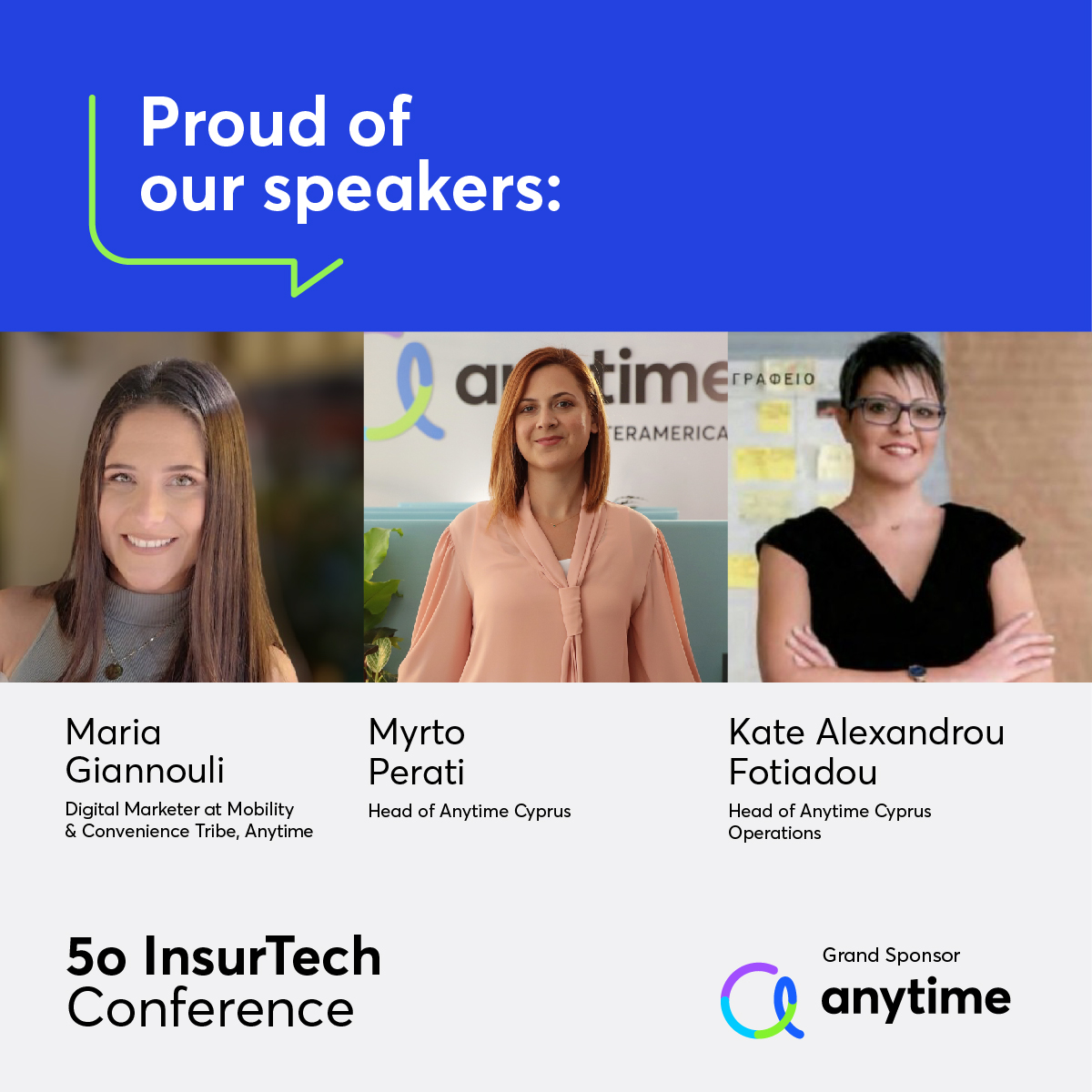 Η Anytime της INTERAMERICAN,Grand Sponsor στο 5ο InsurΤech Conference