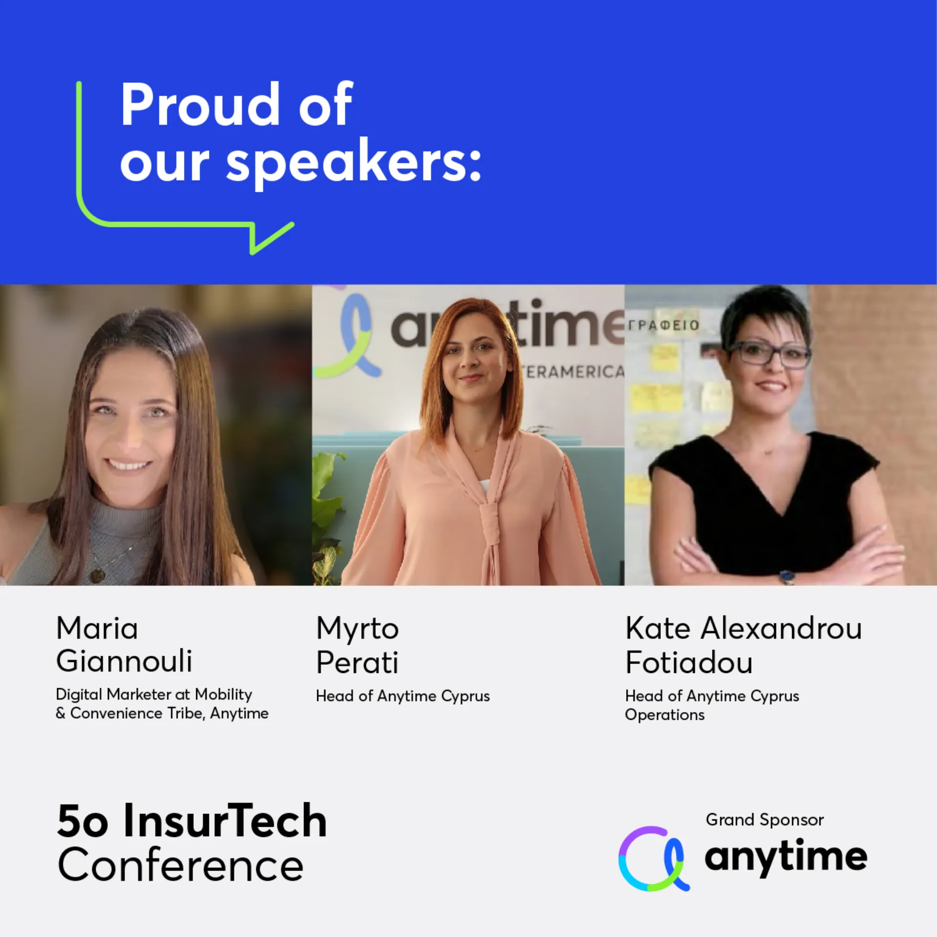 Η Anytime της INTERAMERICAN,Grand Sponsor στο 5ο InsurΤech Conference