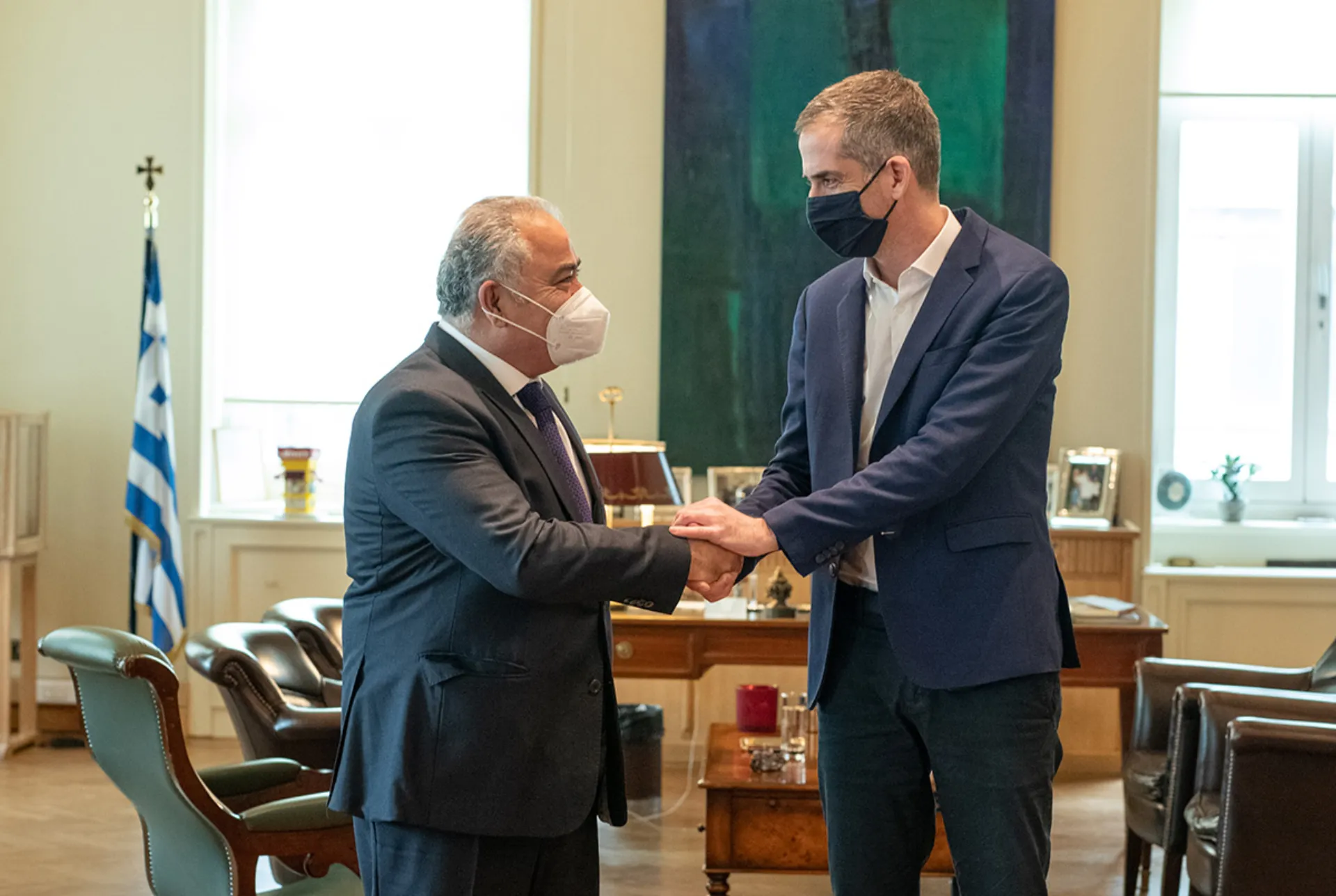 Συνάντηση Γ. Χατζηθεοδοσίου & Κ. Μπακογιάννη για το «Agora Athens» (video)