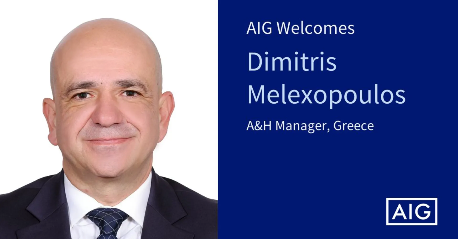 Accident & Health Manager στην AIG o Δ. Μελεξόπουλος