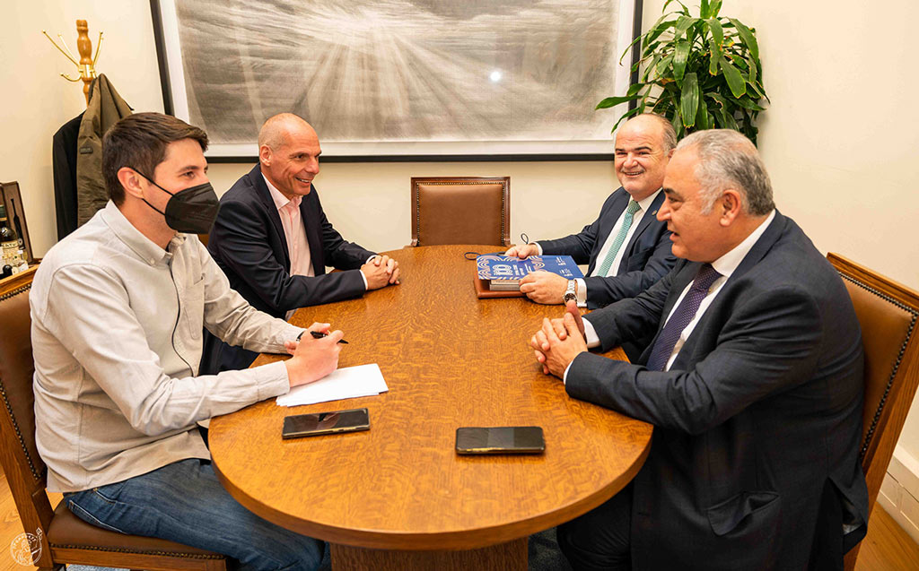 Συνάντηση Γ. Χατζηθεοδοσίου και Γ. Καββαθά με τον Γραμματέα του ΜέΡΑ25