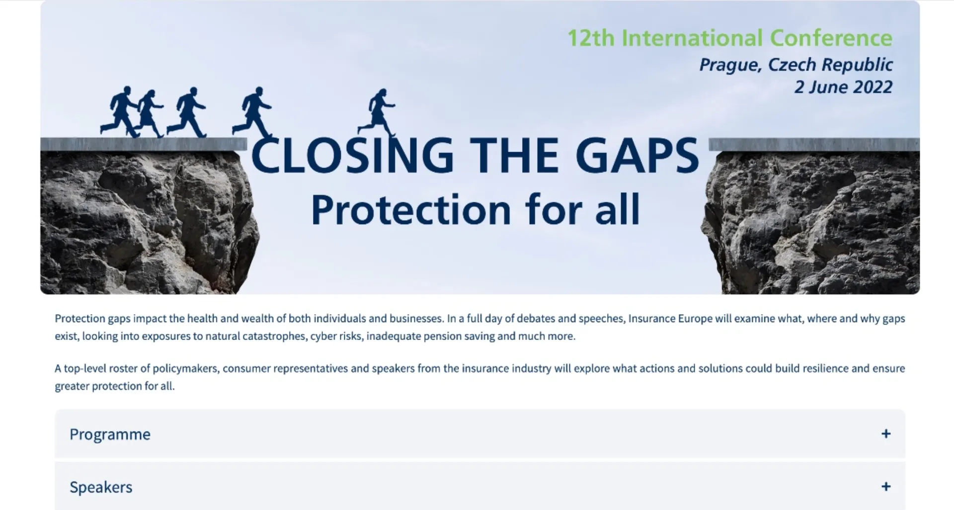 12o Συνέδριο Insurance Europe: Closing the Gaps: Protection for all