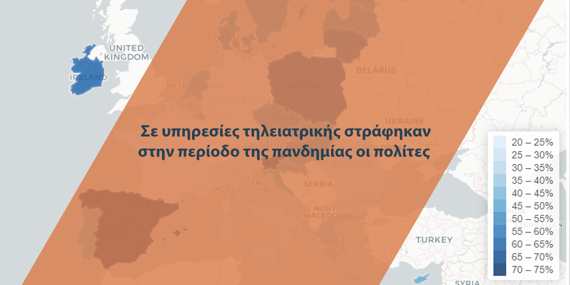 Σε υπηρεσίες τηλε-ιατρικής στρέφονται 4 στους 10 Έλληνες