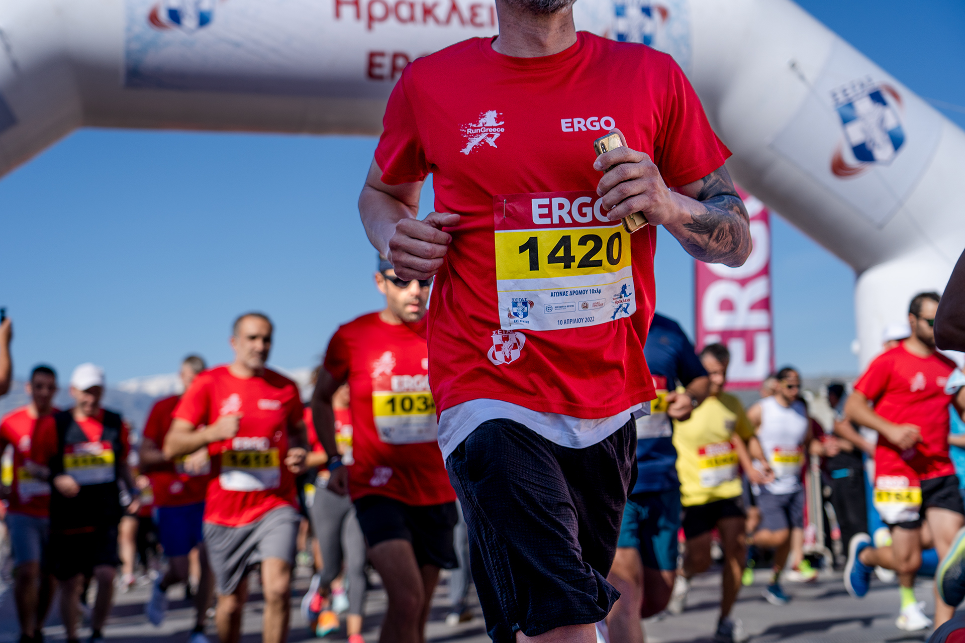 Από το Ηράκλειο Κρήτης ξεκίνησε το ταξίδι του Run Greece με Μέγα Χορηγό την ERGO