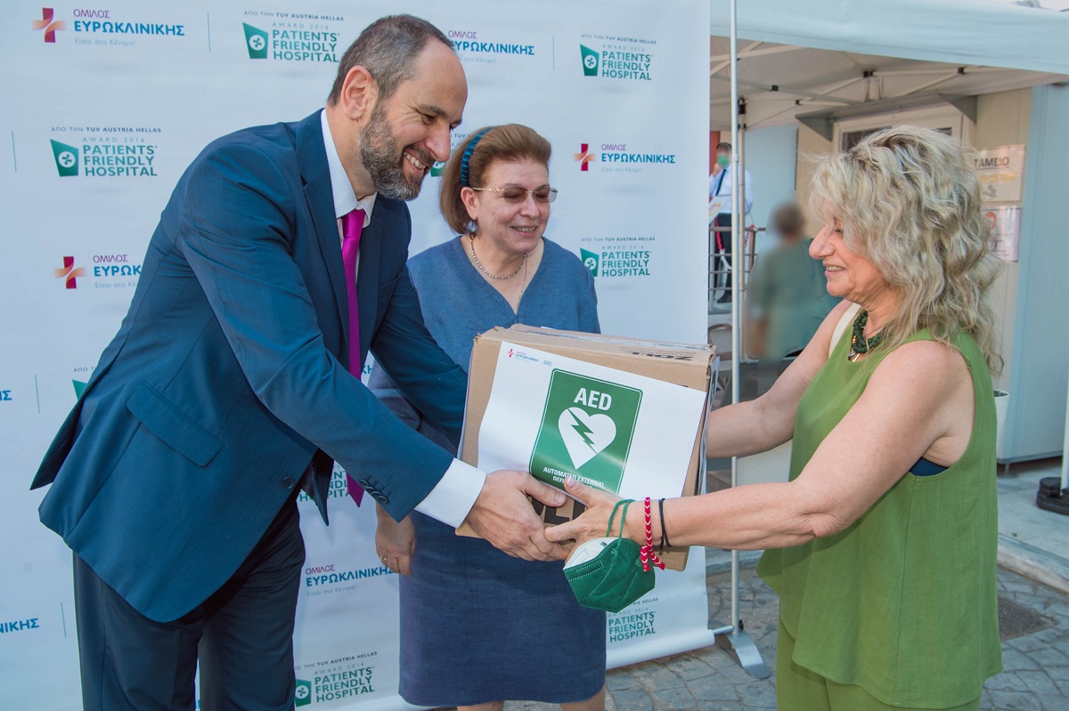 Όμιλος Ευρωκλινικής: Με αυτόματο Απινιδωτή εξοπλίζεται ο Αρχαιολογικός Χώρος της Ακρόπολης