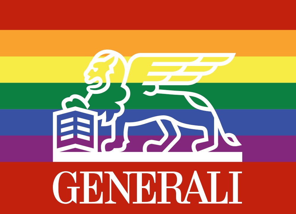 Ο Όμιλος Generali ενσωμάτωσε τα χρώματα του rainbow flag στο λογότυπό του